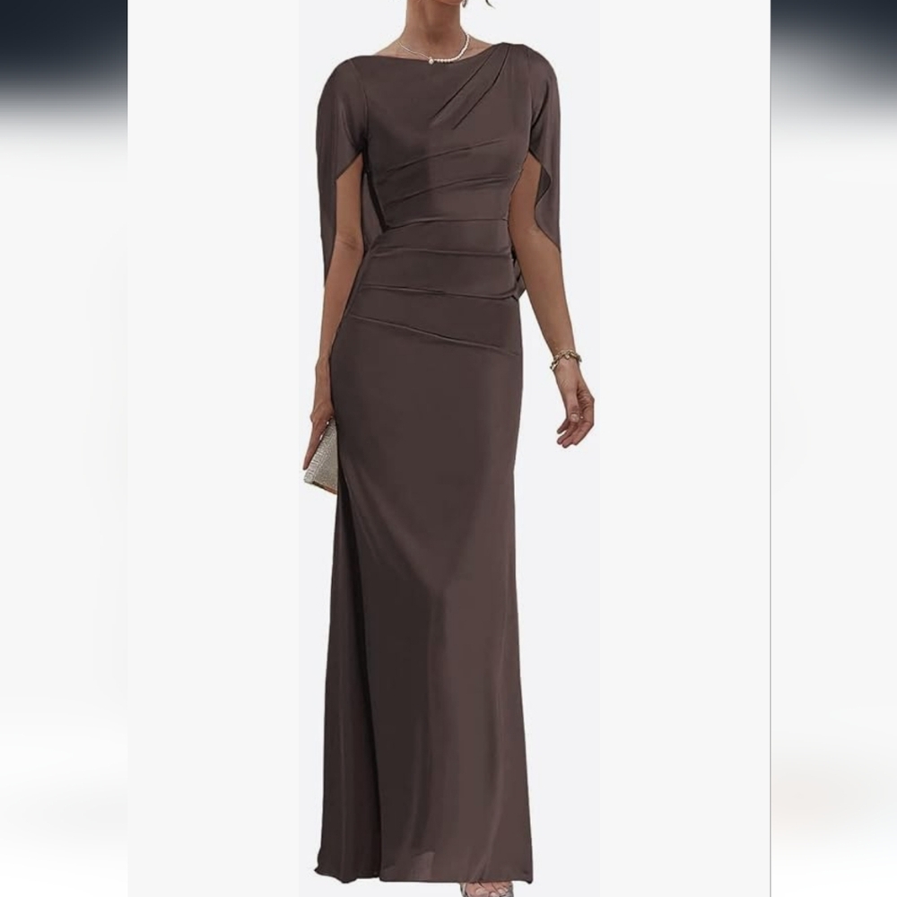 Deep Brown Elegant Gown